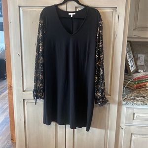 Maurice’s black dress